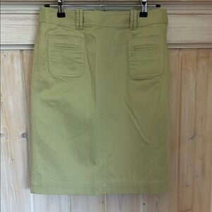 Talbots Olive Green Women's Skirt size 6